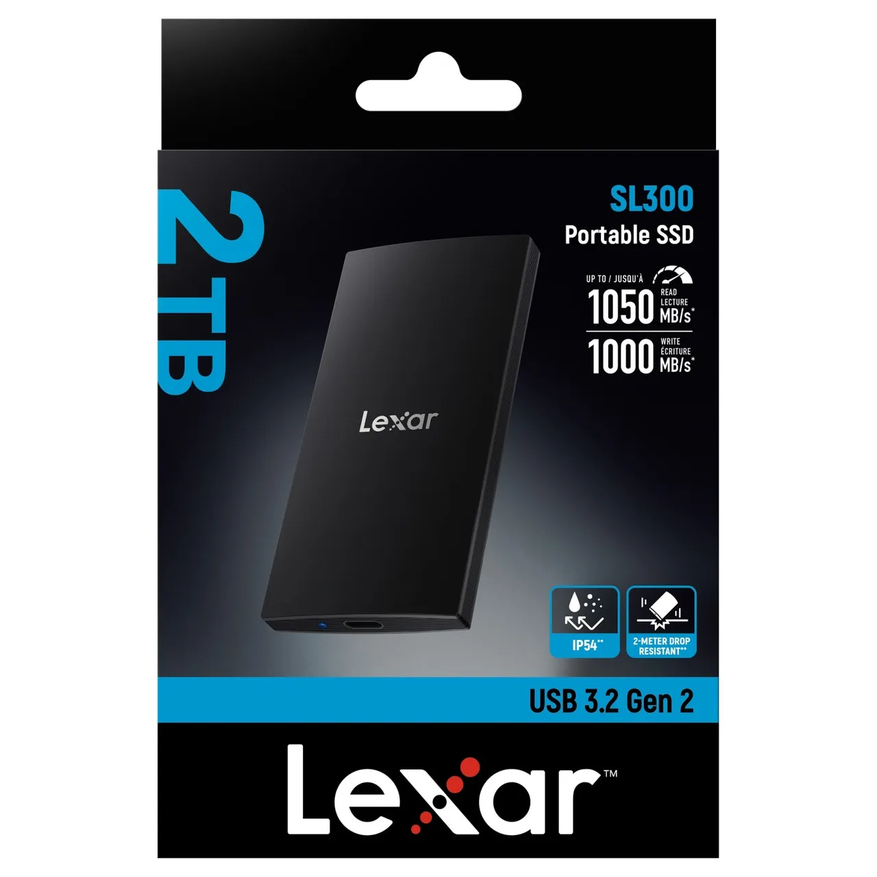 Lexar قرص SSD محمول 2TB SL300