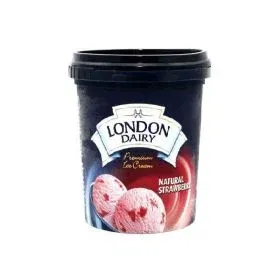 London Dairy Natural Strawberry Ice Cream
