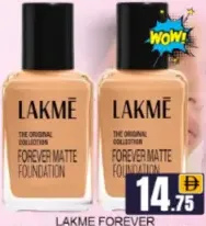 Lakmé Forever Matte Foundation Assorted