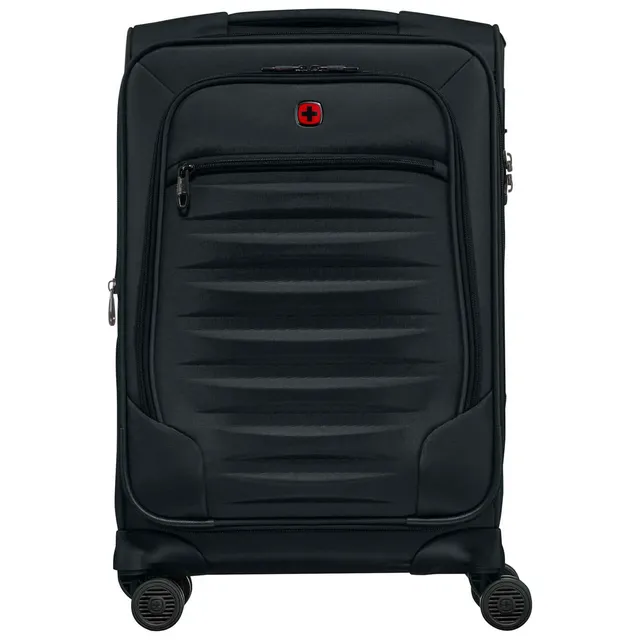 wenger Checklite Softside Trolley, Black, 58cm