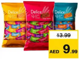 Delice Oat Puff Dark / White/ Milky Chocolate