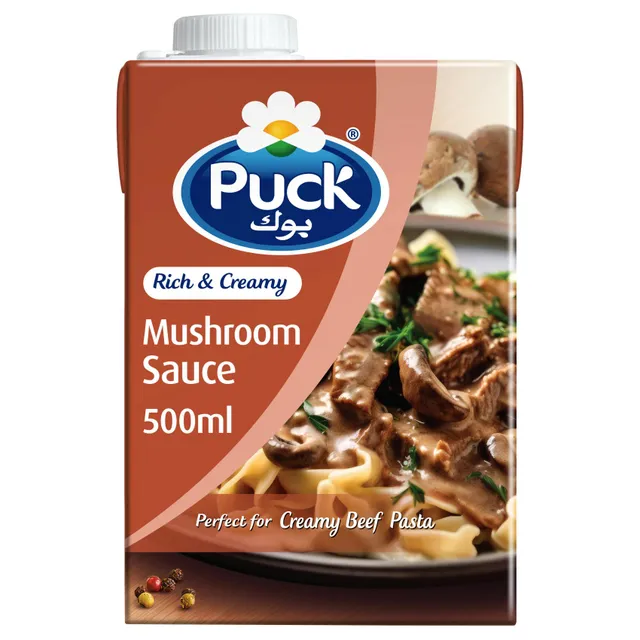 Puck Mushroom Sauce with Pepper