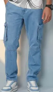 Men’s Denim Cargo Pant