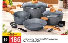 Homeway Granite/C Cookware Set Hw368