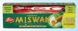 Dabur Toothpaste Miswak + Toothbrush Free