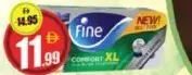 Fine Comfort Xl Toilet Tissue 2Ply