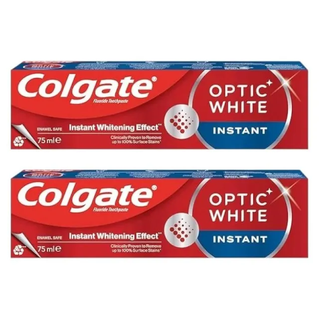 Colgate Toothpaste Optic White Instant Value Pack