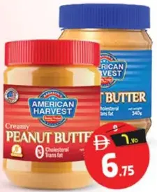 American Harvest Peanut Butter Crunchy / Creamy