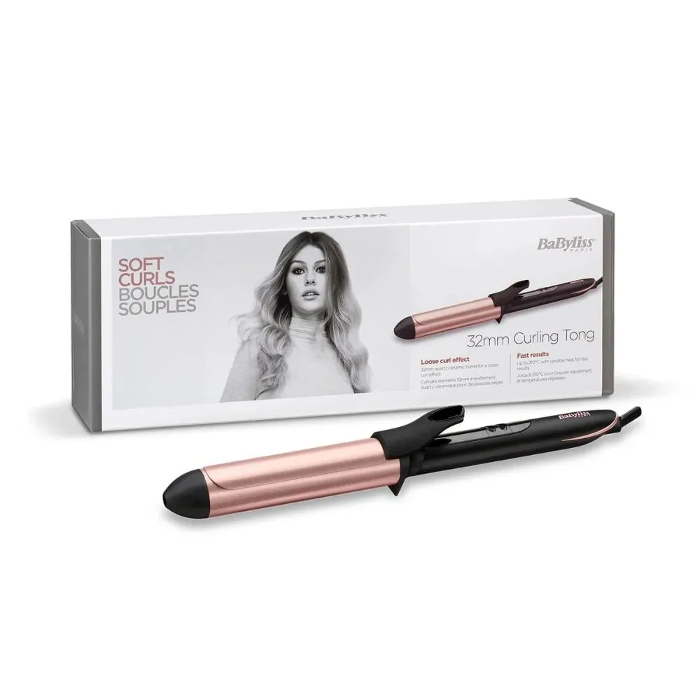 Babyliss مكواة تجعيد الشعر 32mm | أسود | BABC452SDE