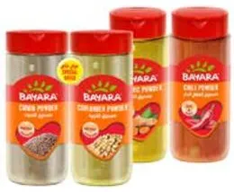 Bayara Cumin Powder + Coriander Powder / Turmeric Powder + Chilli Powder