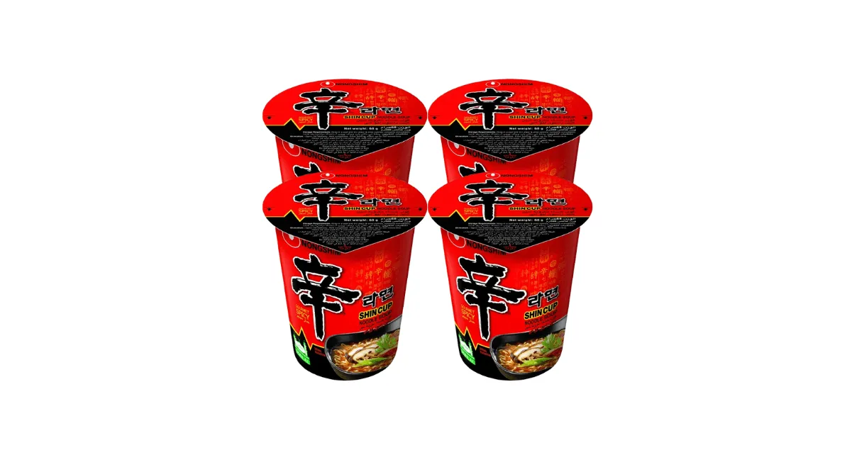 Nongshim حساء نودلز بالكوب shin