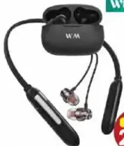 Wellmax Earbuds + Neckband Combo Cob 71