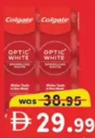 Colgate Toothpaste Optic White