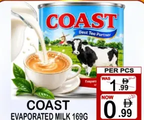 Coast Evaporated Milk