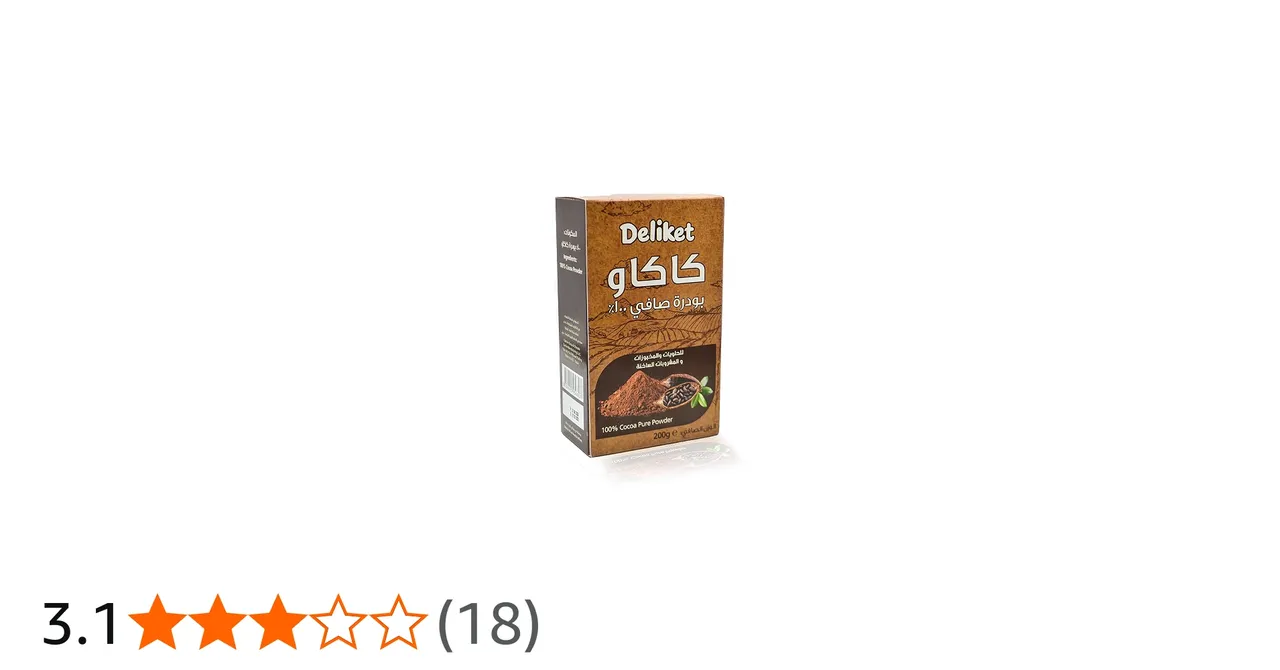 Deliket كاكاو مسحوق الدرة