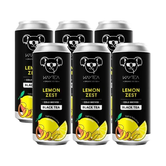 Kaytea شاي مثلج أسود بنكهة الليمون Lemon Zest