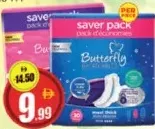 Butterfly Maxi Dry L عبوة التوفير