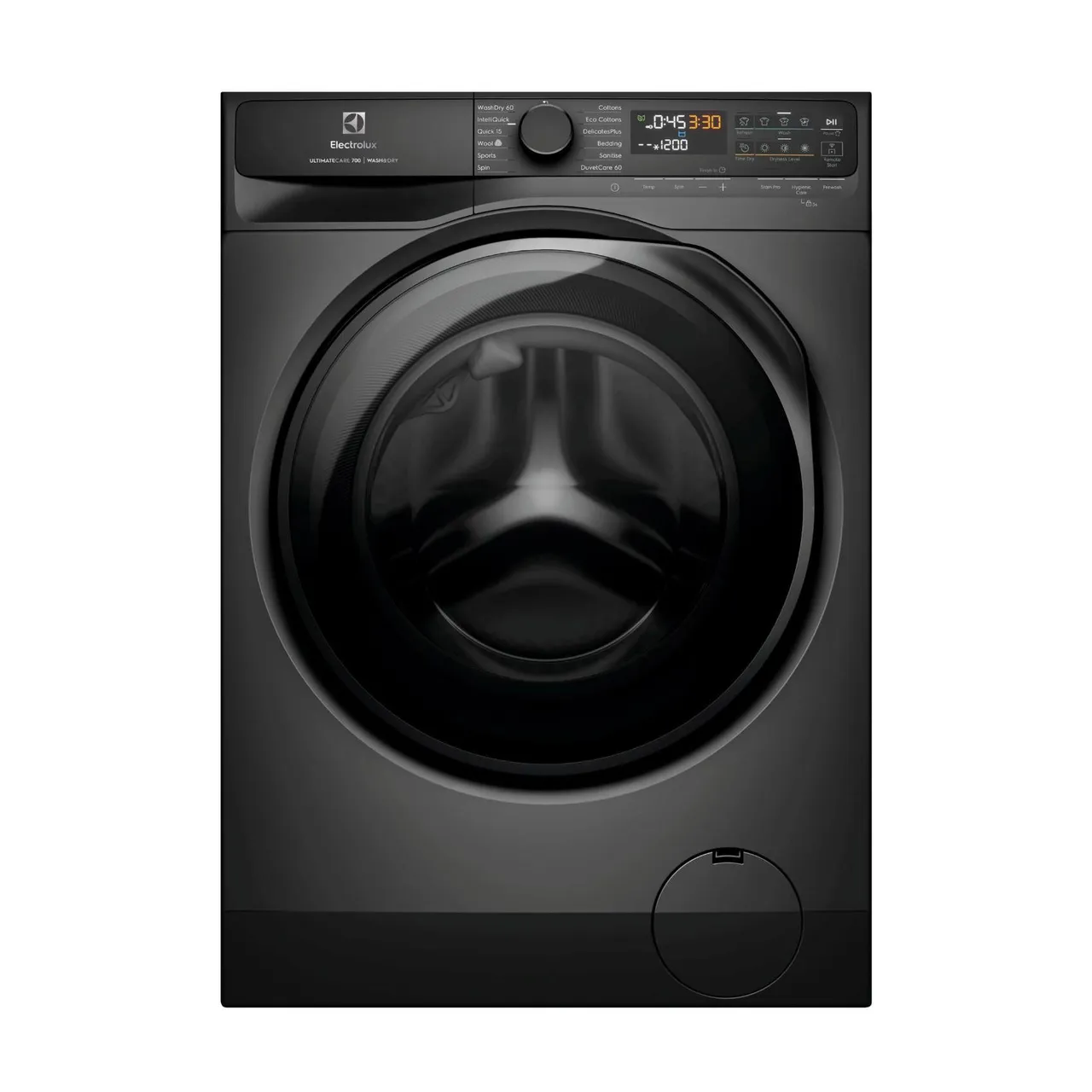 Electrolux غسالة ومجفف 10/ مع اتصال بالتطبيق الذكي و13 برنامج وسرعة 1400 RPM، غسالة وتجفيف تحميل أمامي انفرتر Eco، DuvetCare 60/WashDry 60، EWW1043R7SC