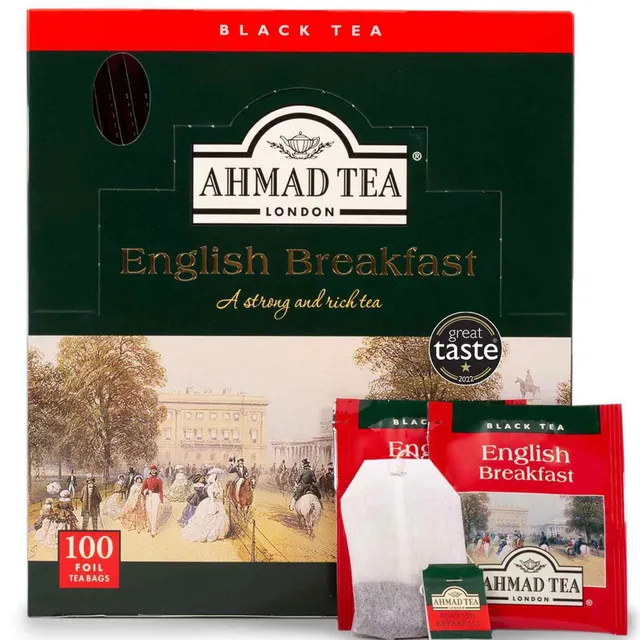 Ahmad Tea English Breakfast Black Tea 100 Envelope Tea Bags