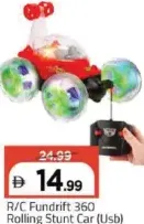 سيارة حركات بهلوانية دوارة R/C Funfit 360 USB