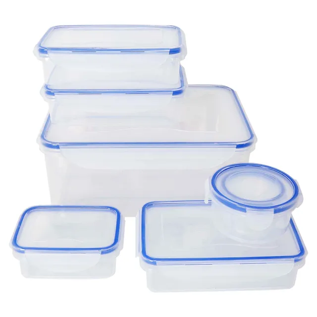Home Plastic Food Container, 7pcs, 1009290