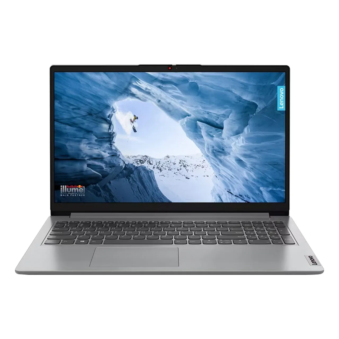 Lenovo لابتوب IdeaPad 1 15AMN7 بشاشة 15.6 بوصة ومعالج Ryzen 5-7520U ورام 8GB وتخزين 512GB SSD ورسومات AMD Radeon 610m، رمادي Cloud Grey
