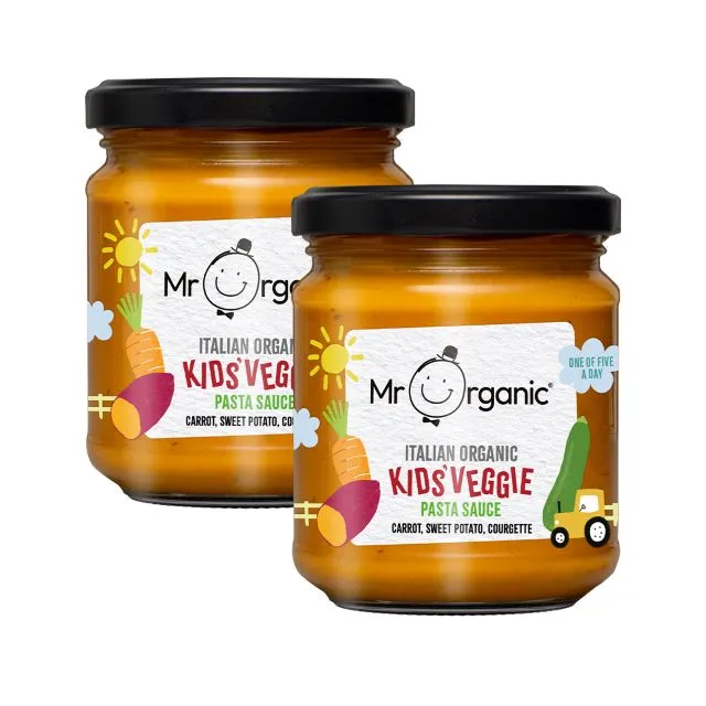 Mr Organic Kids Veggie Pasta Sauce Mixed