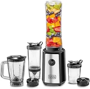 Black+Decker 300W 16 Piece 4 in 1 Personal Compact Sports Blender