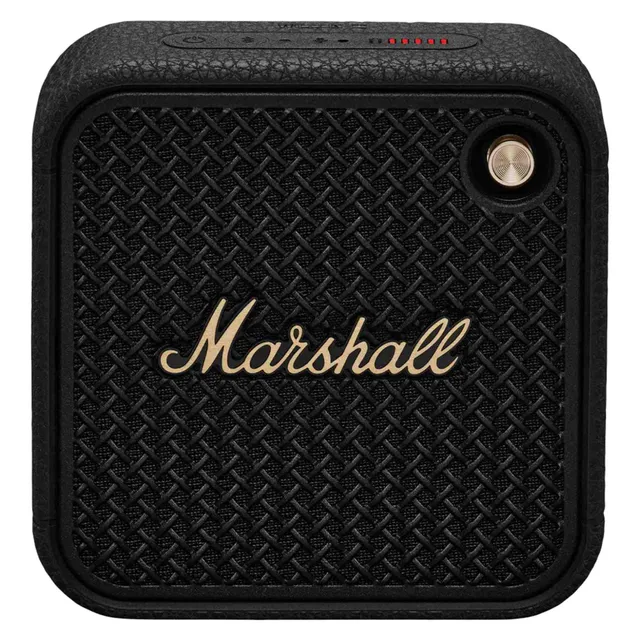 Marshall Willen II Portable Bluetooth Speaker, Dust and Waterproof, Black and Brass