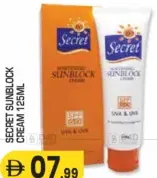 Secret Sun Cream