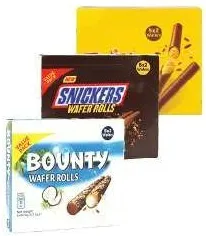 Twix/Snickers/Bounty Wafer Roll