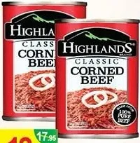Highlands لحم بقري معلب كلاسيك
