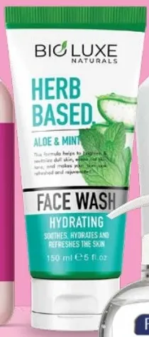 Bioluxe Naturals Herb Based Face Wash Aloe & Mint