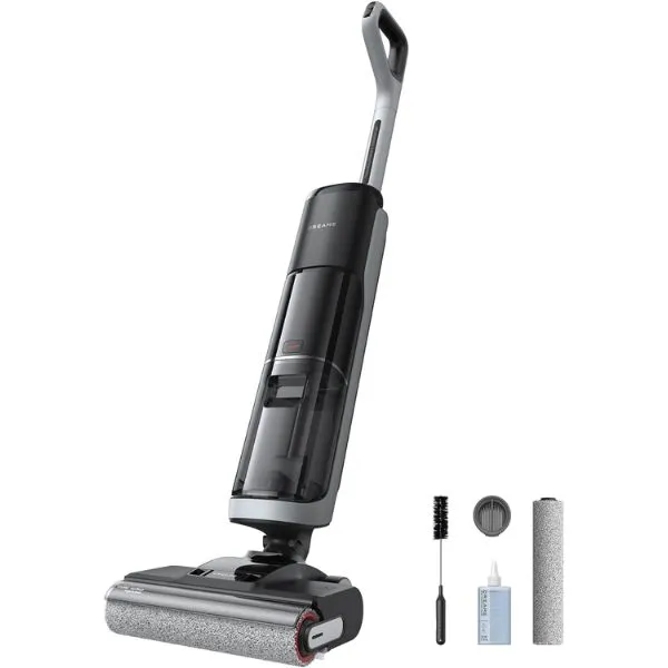 Dreame H14 Wet-Dry Vacuum Cleaner, Brush Washing & Hot Air Drying At 60°C, 180° Lie-Flat Reach, Quick Drying In 5 Min, Self-Cleaning With Dual Rotations, 18kPa Suction Power, Dual-Edge Cleaning