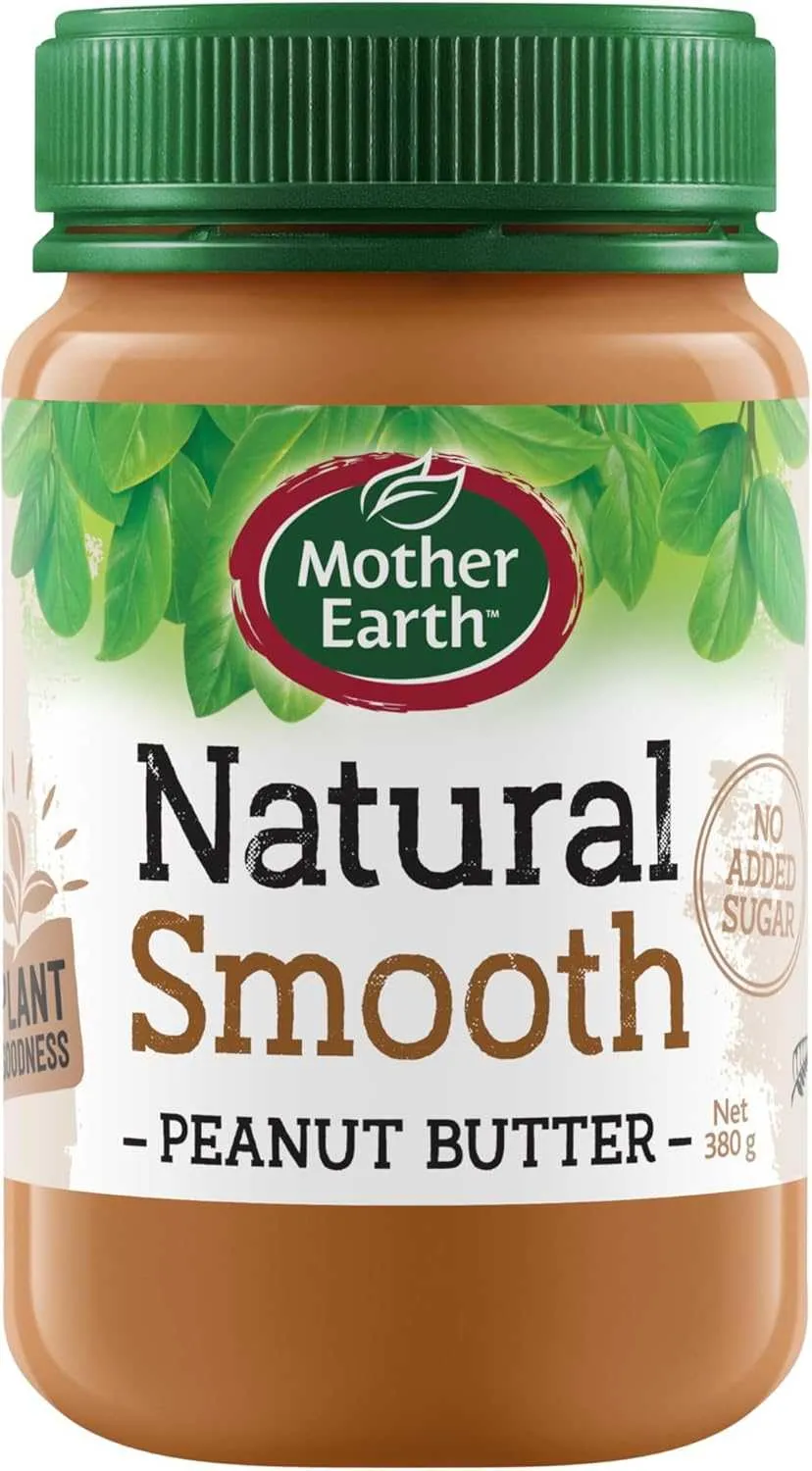 Mother Earth زبدة فول سوداني طبيعية ناعمة