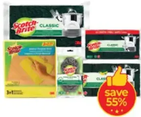 Scotch Brite Cloth + Laminates + Nailsaver + Spiral + Scouring Pad