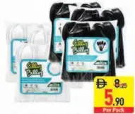 Silly Billy Medium Duty Plastic Spoon White/Black