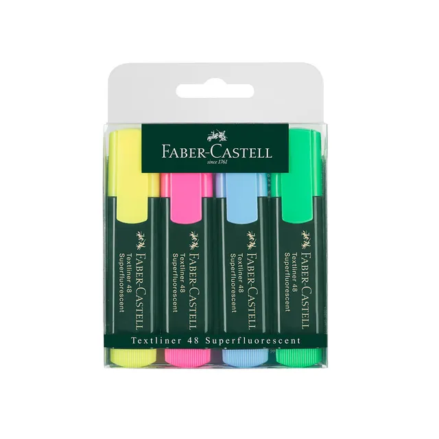 Faber-Castell Classic Highlighter Wallet Of 4