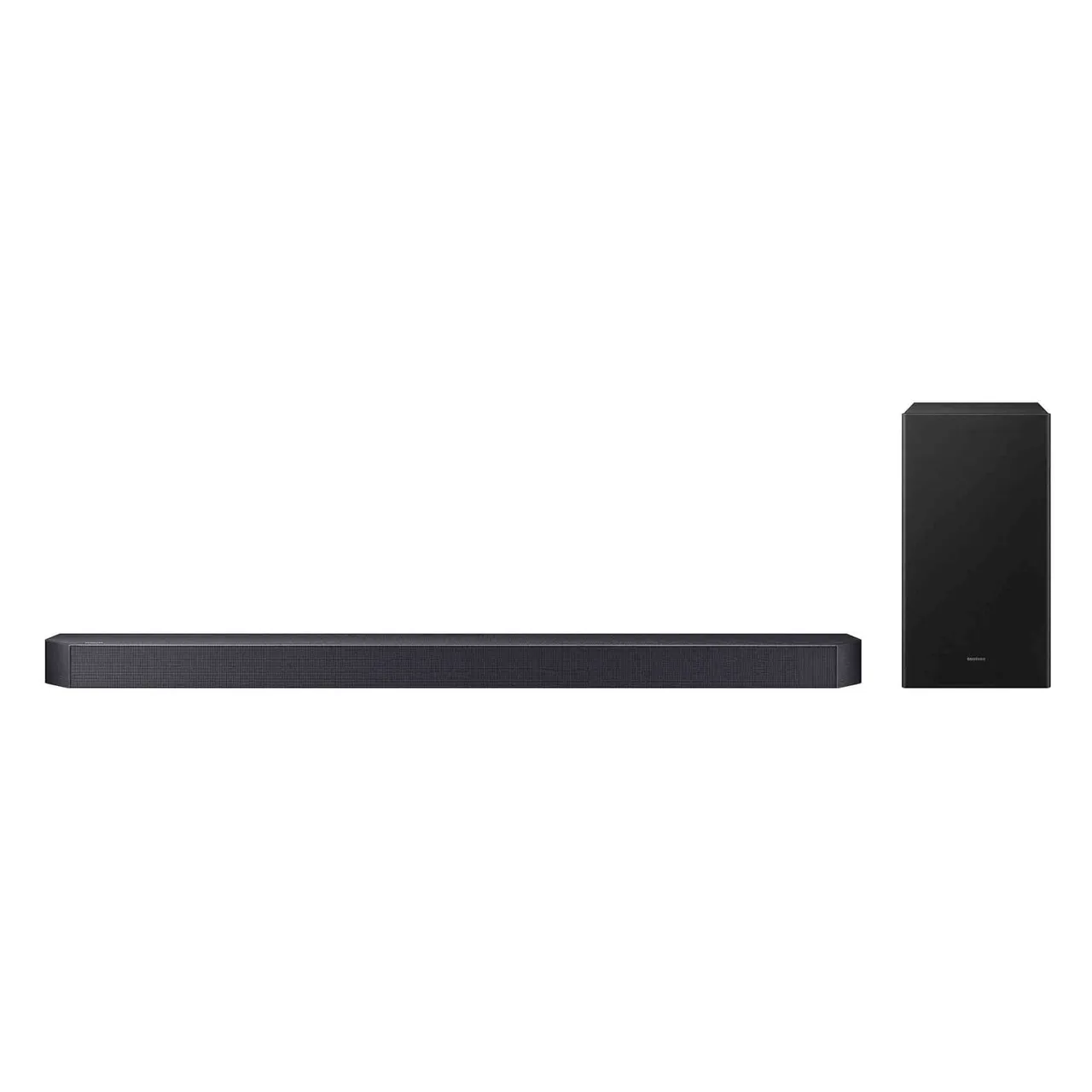 Samsung ساوندبار بلوتوث HW-Q600F/ZN بقنوات 3.1.2 مع مضخم صوت وجهاز تحكم، أسود Titan