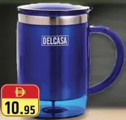 Delcasa كوب سفر من الستانلس ستيل