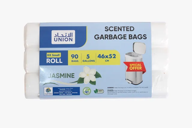 Union Jasmine Scented Garbage Bags - 3 x 30 Pcs