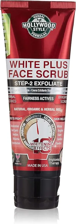 Hollywood Style White Plus Exfoliate Face Scrub