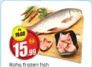 Rohu Frozen Fish 1 up / 2 up
