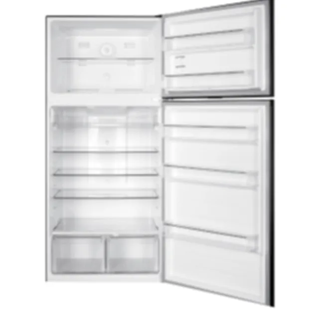 Super General Double Door Refrigerator, Black Inox, SGR715IE