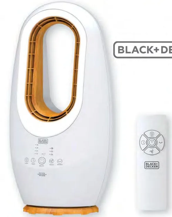 Black+Decker مروحة ٢ في ١ بلاك اند ديكر