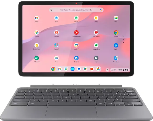 Lenovo Duet 11 Chromebook 11-inch Touchscreen - MediaTek Kompanio 838, 4GB RAM, 128GB eMMC - Luna Gray