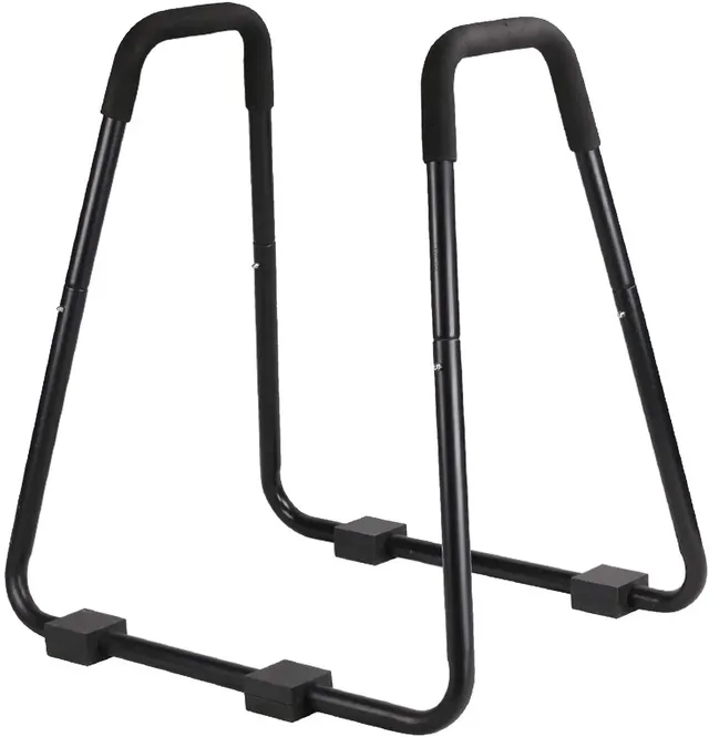 maxstrength Dip Bars, Full Set Dip Up Stand Station Triceps Strength Training Dips Bar For Body Strengthener, Pull-Ups, Push-Ups, L-Sits Split Parallel Bars (Random Color)