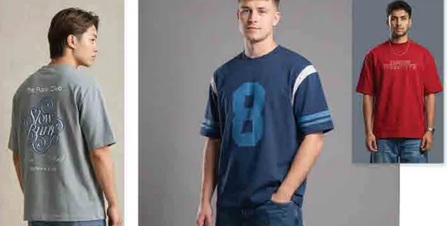 Antelopus Men’s Oversized T-Shirt Assorted
