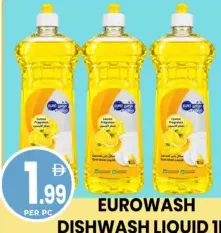 Eurowash Dishwash Liquid Lemon