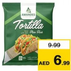 Amandes Plain Flour Tortilla